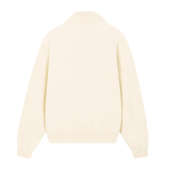 Hoody Oversized Half Zip Sweatshirts Stand Collar Heavyweight Blank Hoodies Custom 3d Embossed Mock Neck Zipper Sweatshirts - 图片 3