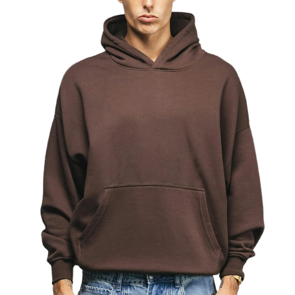 Hoody Streetwear High Quality Mens Hoodies Sweatshirts Fleece Oversized Custom Design Drop Shoulder Hoodie Fleece - 图片 3