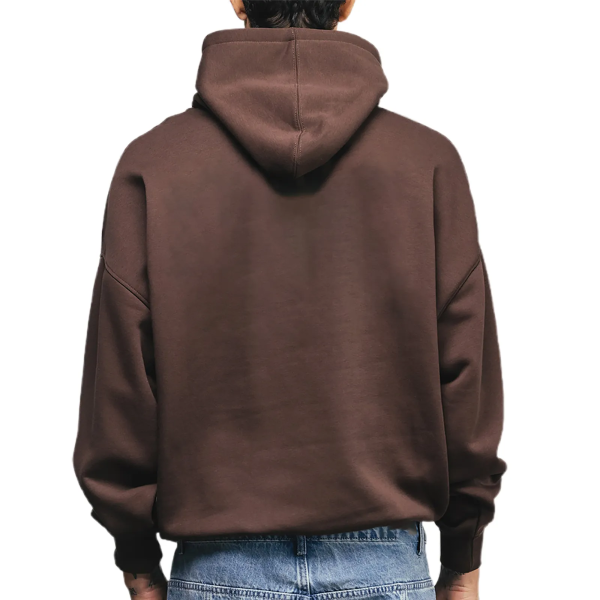 Hoody Streetwear High Quality Mens Hoodies Sweatshirts Fleece Oversized Custom Design Drop Shoulder Hoodie Fleece - 图片 4