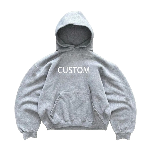 Hoody 400 Gsm Heavy Thick Hoodies Sweatshirts Custom Puff Printing Streetwear Oversized Hoodies High Quality