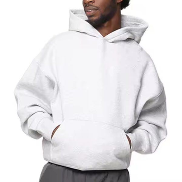 Hoody Oversized Streetwear 350 Gsm Heavy Hoodies Pullover Drop Shoulder Custom Digital Print Hoodies Cotton Manufacturer - 图片 2