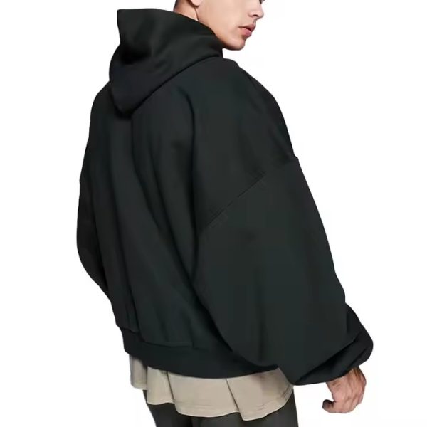 Hoody Plus Size Mens No String Hoodies High Quality 500 Gsm Pullover Streetwear Hoodies Sweatshirts Blank Oversized Hoodie Custom logo - 图片 3