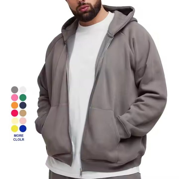 Hoody Plus Size Zip up Hoodies Oversized Pullover Fleece ZiP Hoodie Custom Embroidery Streetwear Hoodie With Zipper